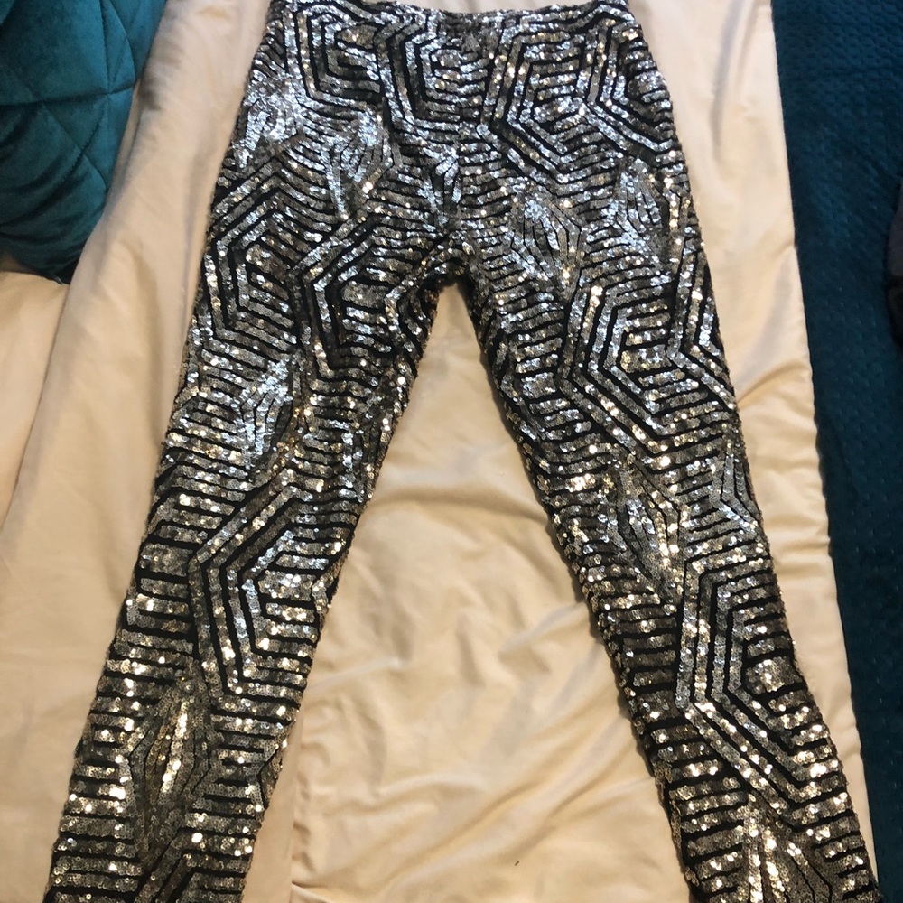 Sequin pants